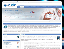 Tablet Screenshot of c-air.com